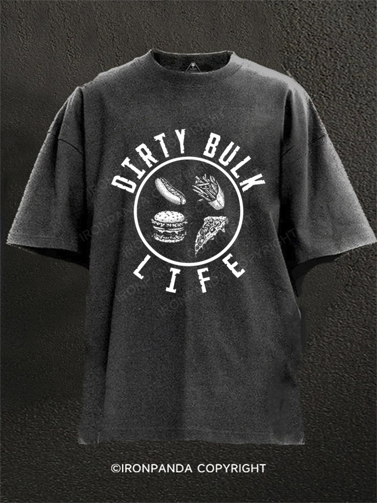 Dirty Bulk Life Washed Gym Shirt