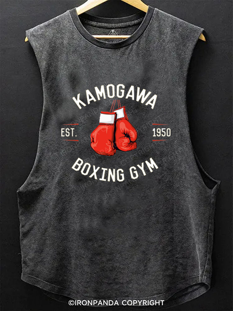 KAMOGAWA BOXING GYM Scoop Bottom Cotton Tank