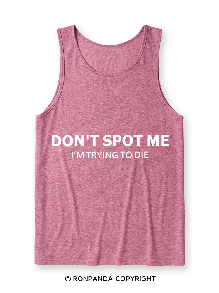 Don't spot me Ultra Soft Heather Tank