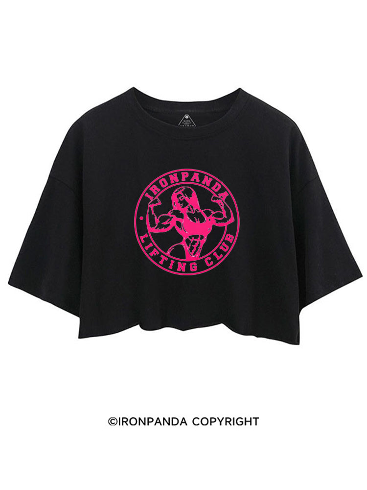 IRONPANDA LIFTING CLUB CROP TOPS