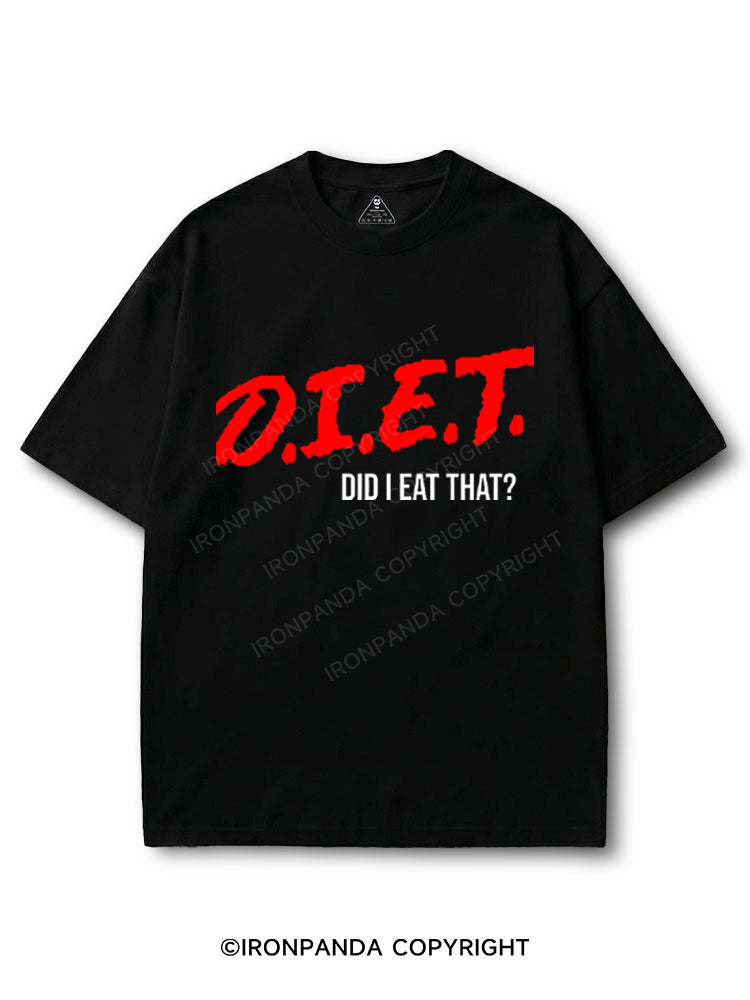 D.I.E.T. - Did I Eat That？ COTTON PUMP COVER