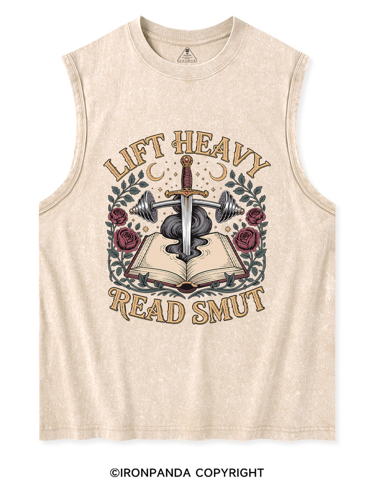 Lift Heavy Read Smut Gym Romance Reader Washed Tank