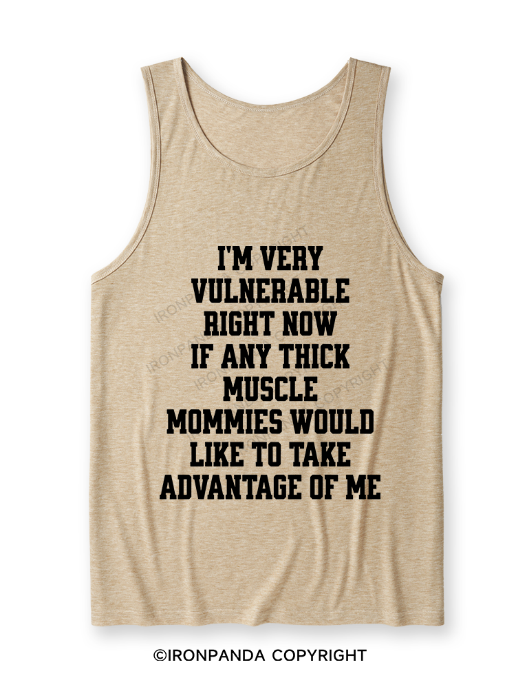 I'm very vulnerable right Ultra Soft Heather Tank