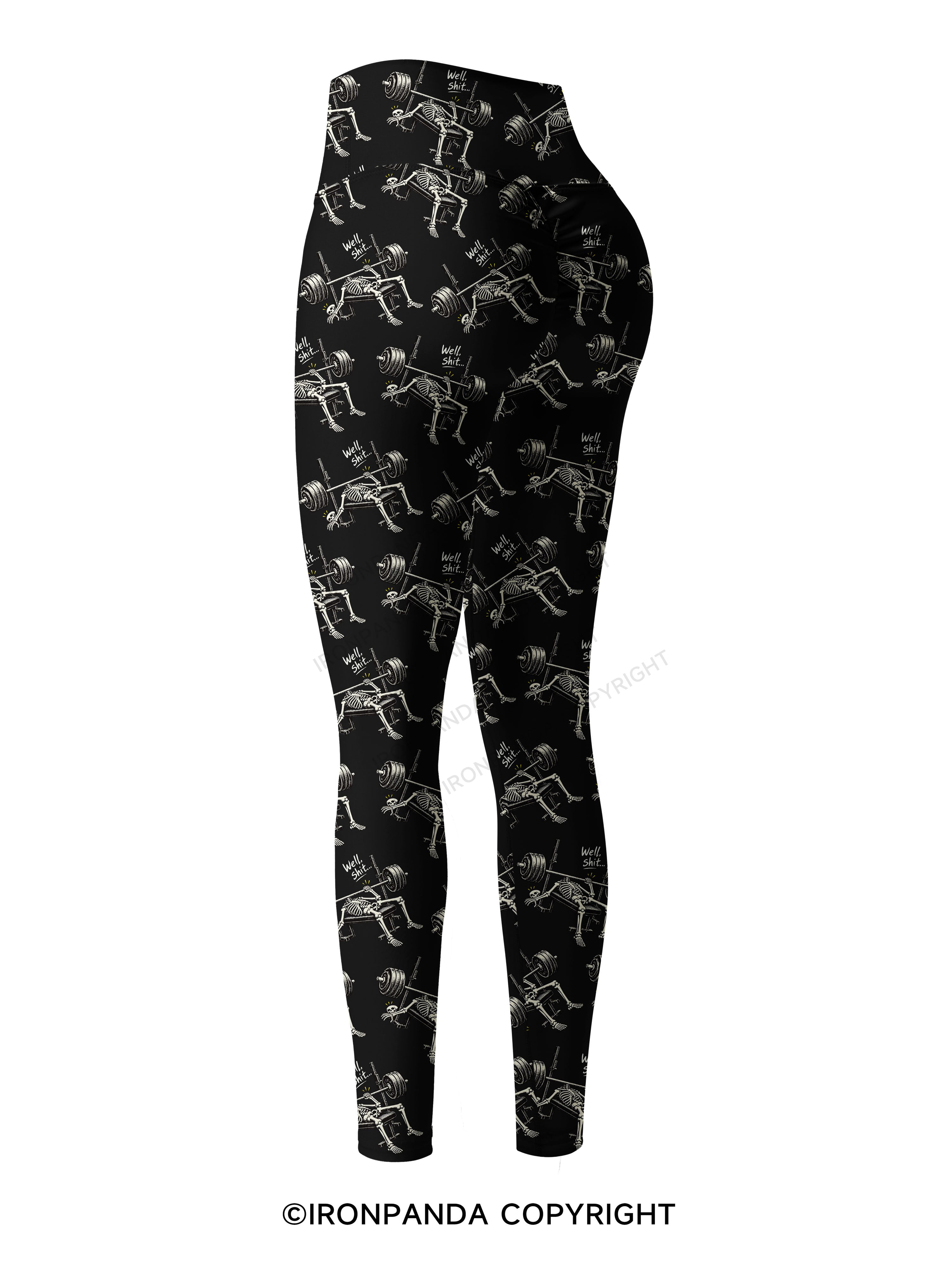 Well Shit...Funny Printed Yoga Pants