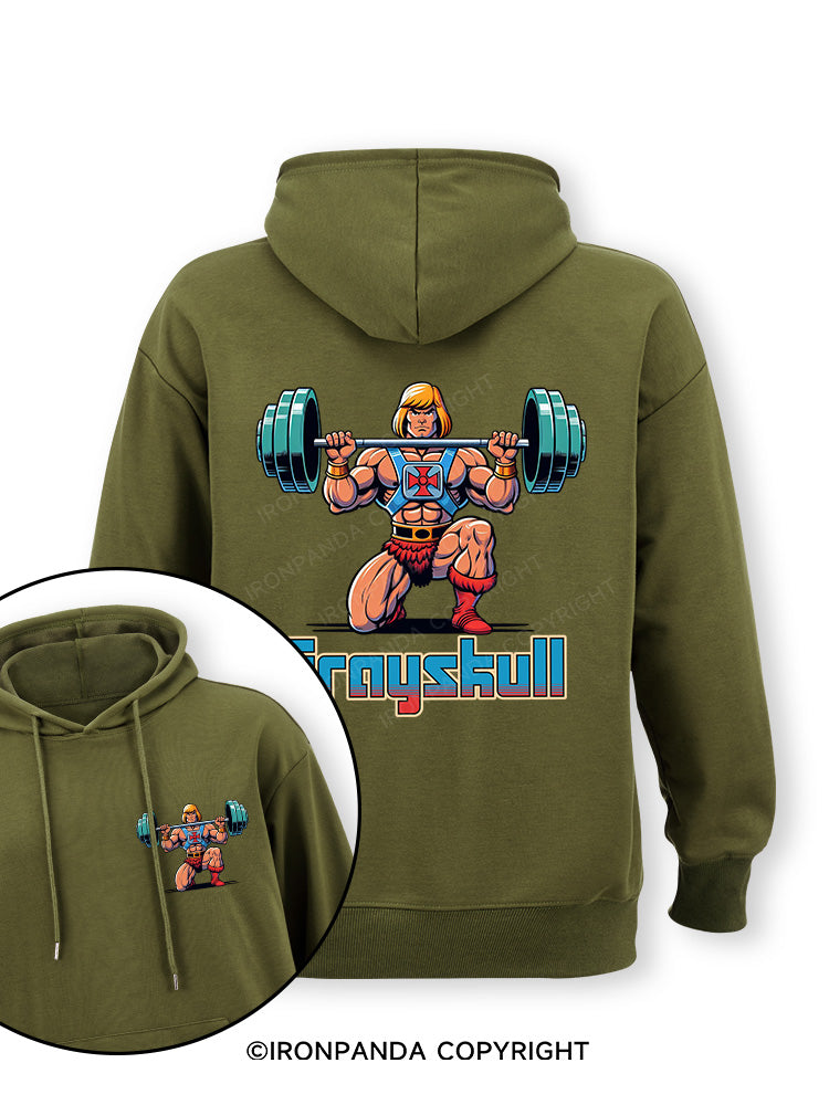 grayskull he man weightliting Double-Sided Printed Classic Gym Hoodie