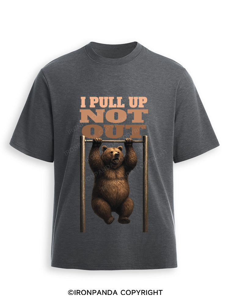 I PULL UP NOT OUT Ultra Soft Heather T-Shirt