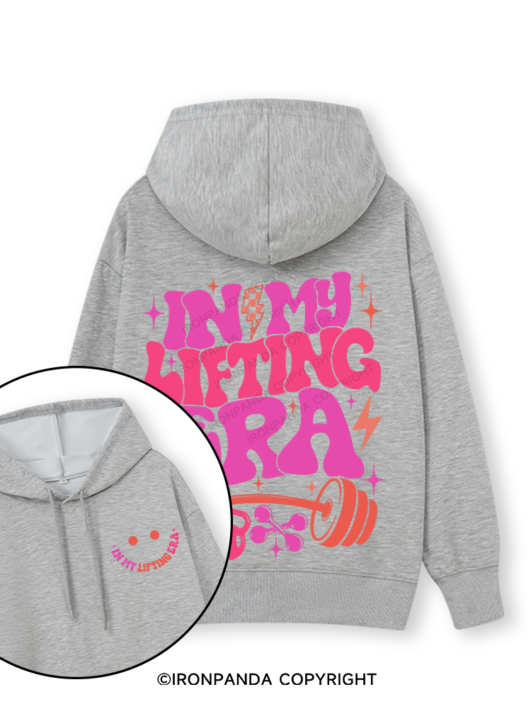 In My Lifting Era Double-Sided Printed Classic Gym Hoodie