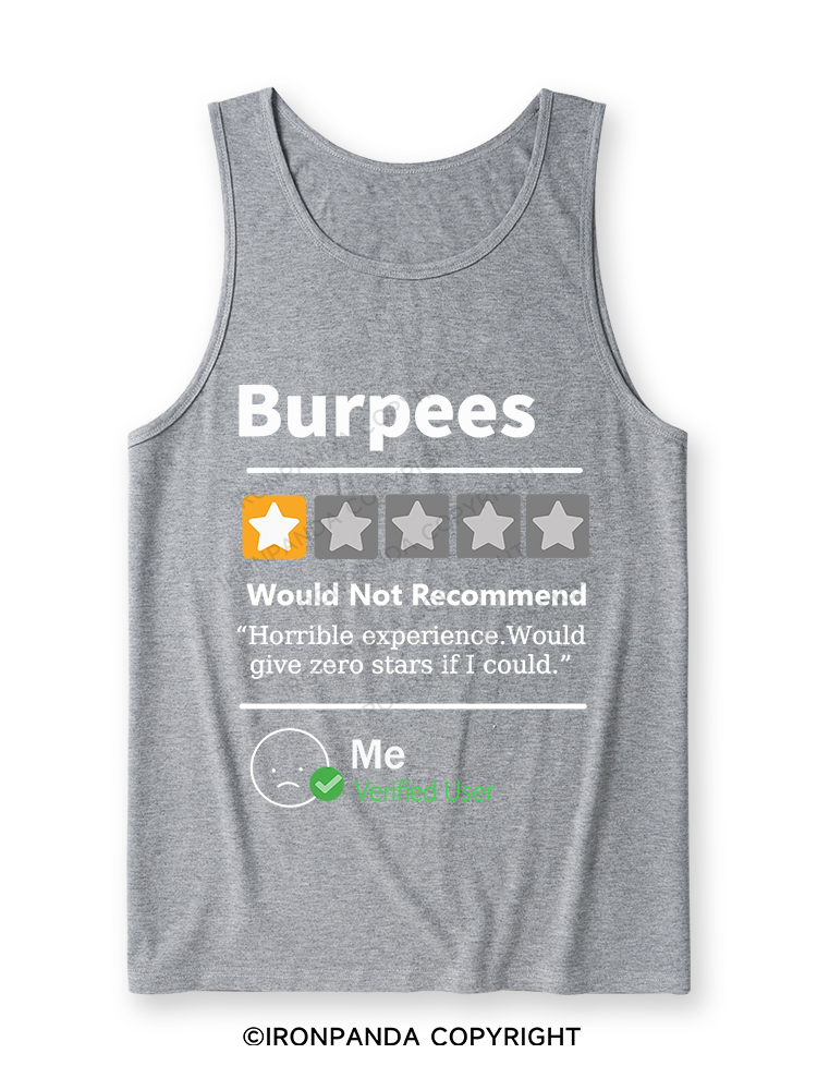 BURPEES REVIEWED Ultra Soft Heather Tank