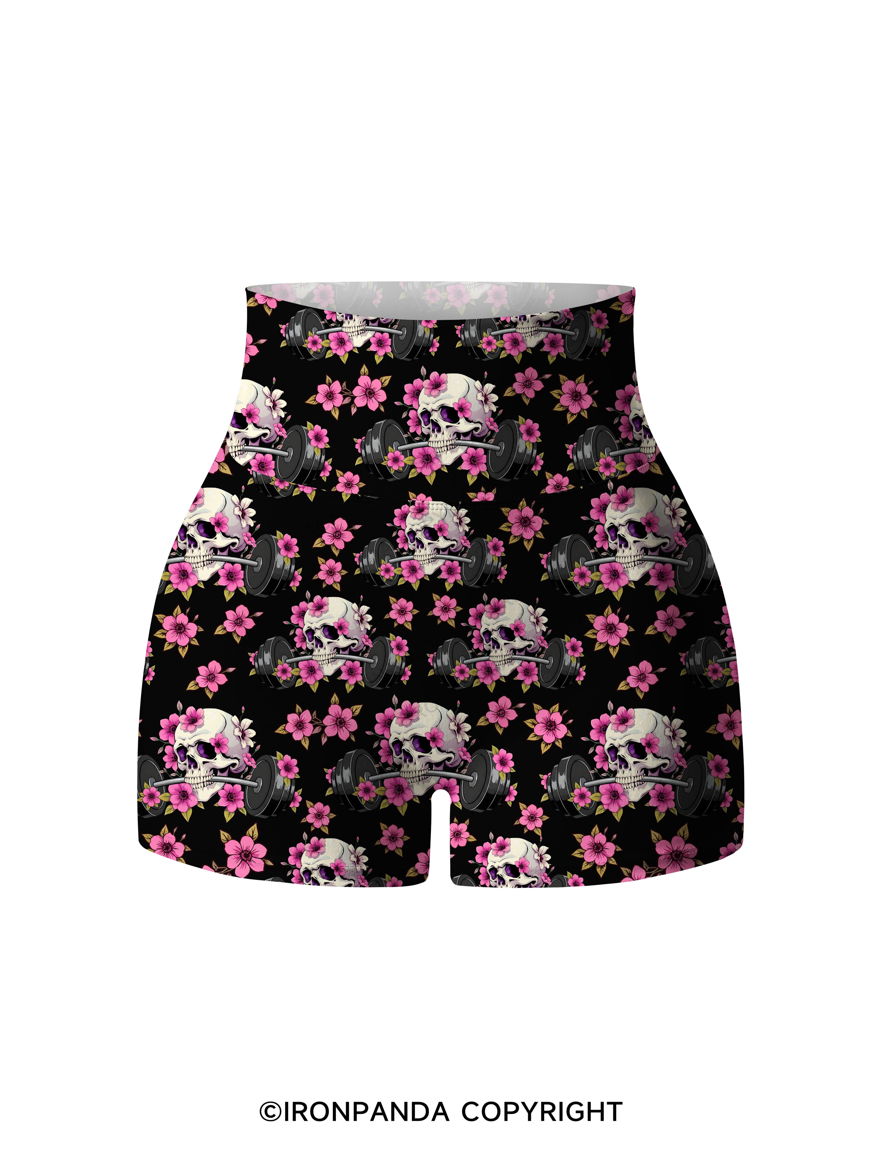 GYM THERAPY IN SESSION Printed Yoga Shorts