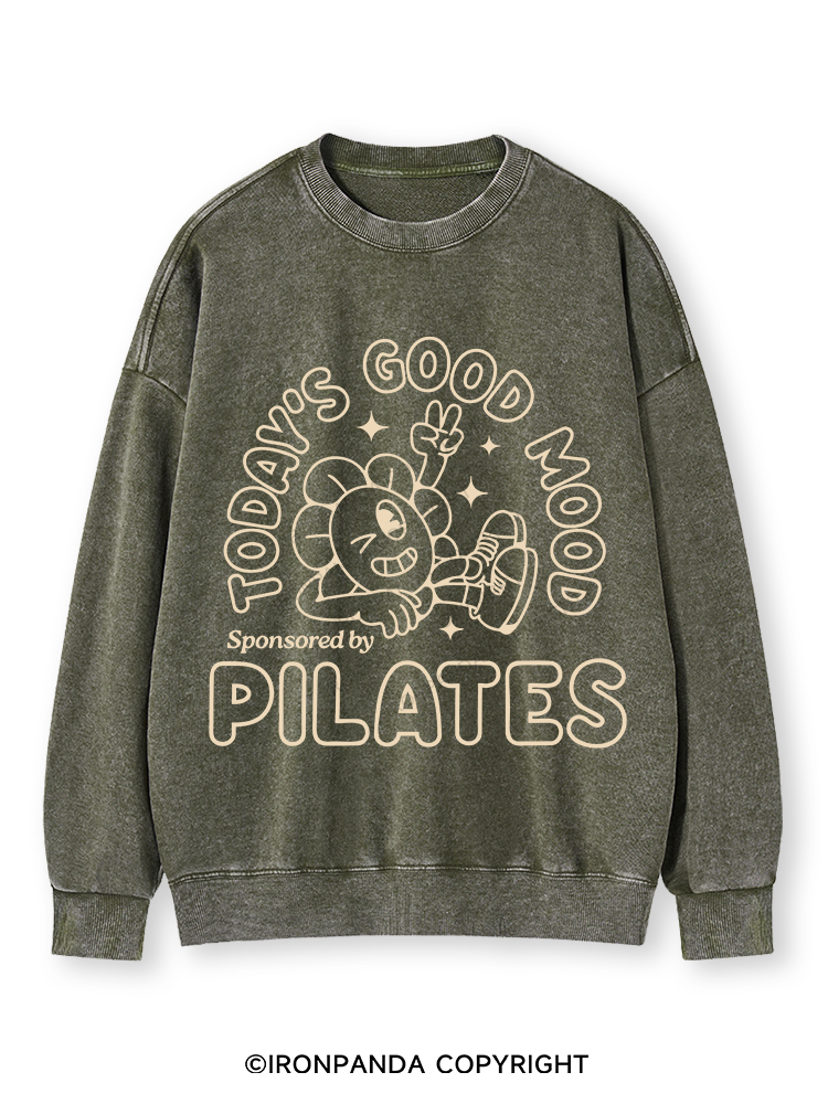 today's good mood sponsored by pilates Washed Sweatshirt