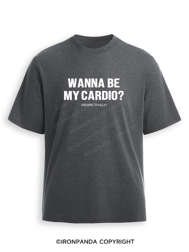 Wanna Be My Cardio Ultra Soft Heather T-Shirt