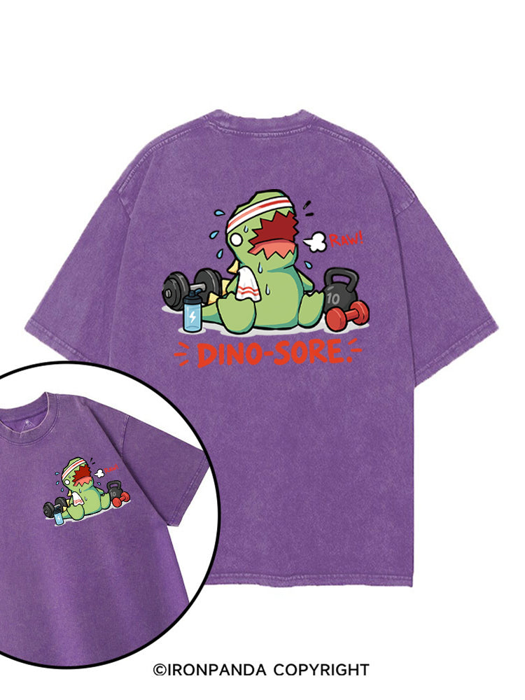 RAW! DINO-SORE printed Gym Shirt
