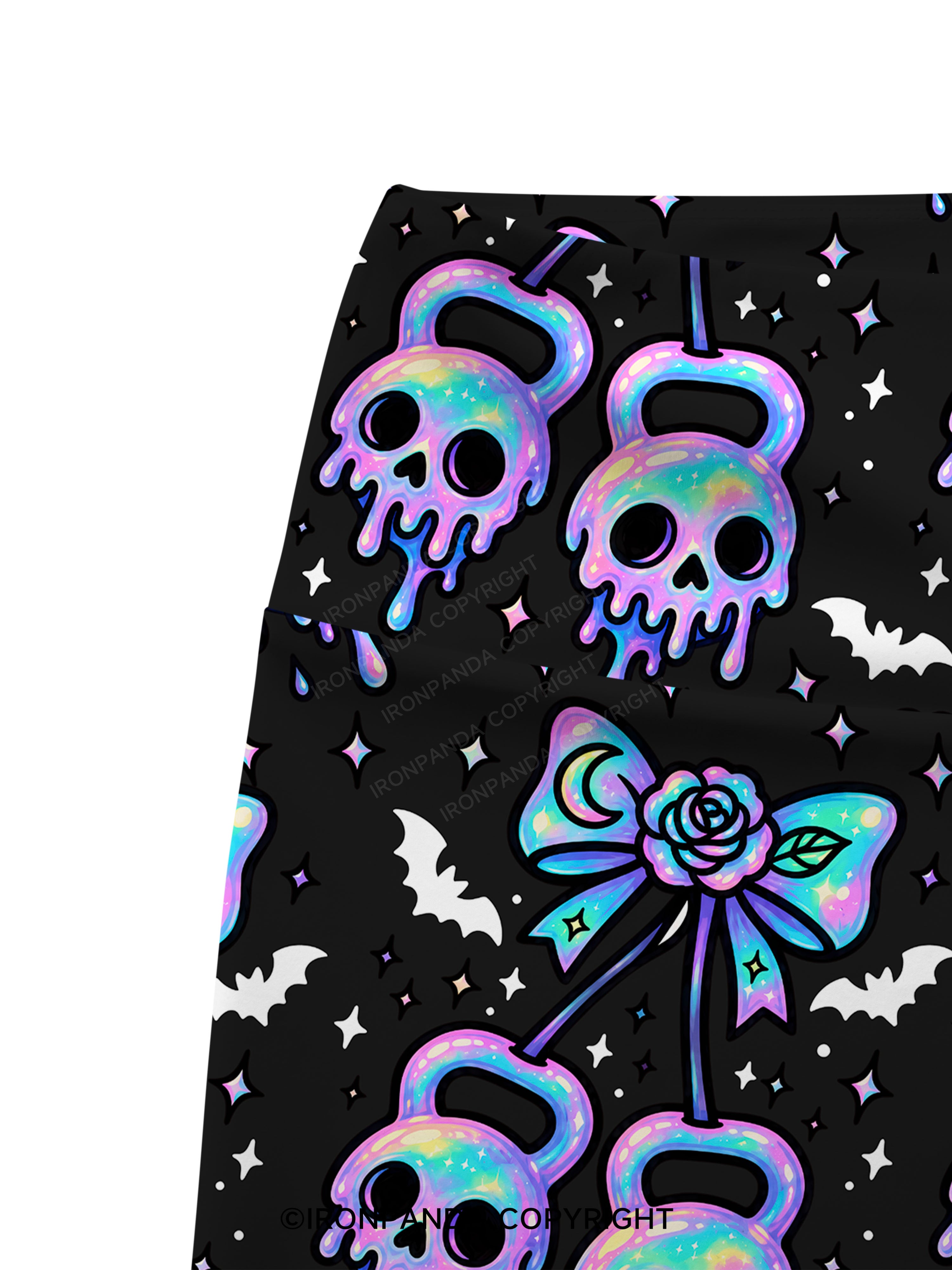 GHOST DRIP KETTLEBELLS Printed Yoga Cycling Shorts