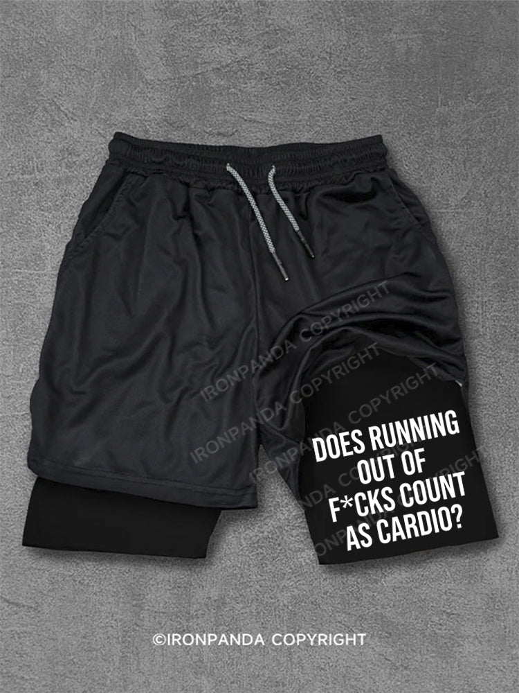 Does Running Out Of F*cks Count As Cardio? Performance Training Shorts