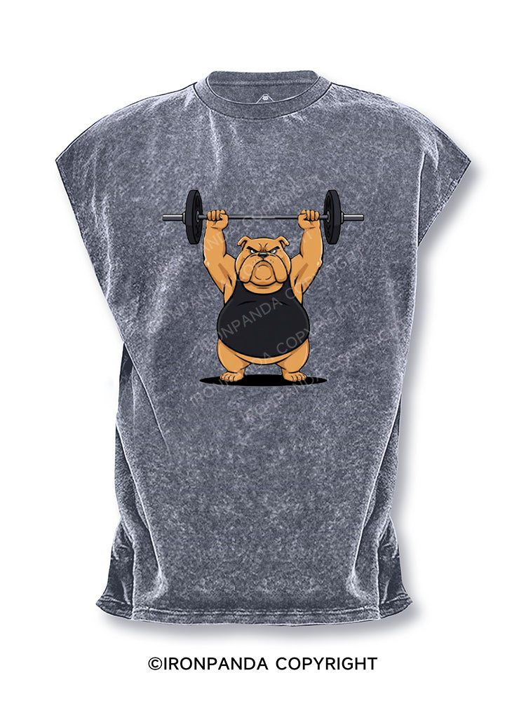 Serious Dog Weightlifting Cut Off Tank