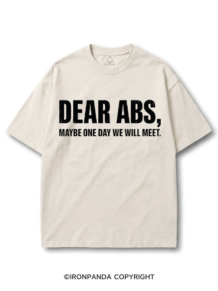 Dear Abs, Maybe One Day We Will Meet COTTON PUMP COVER