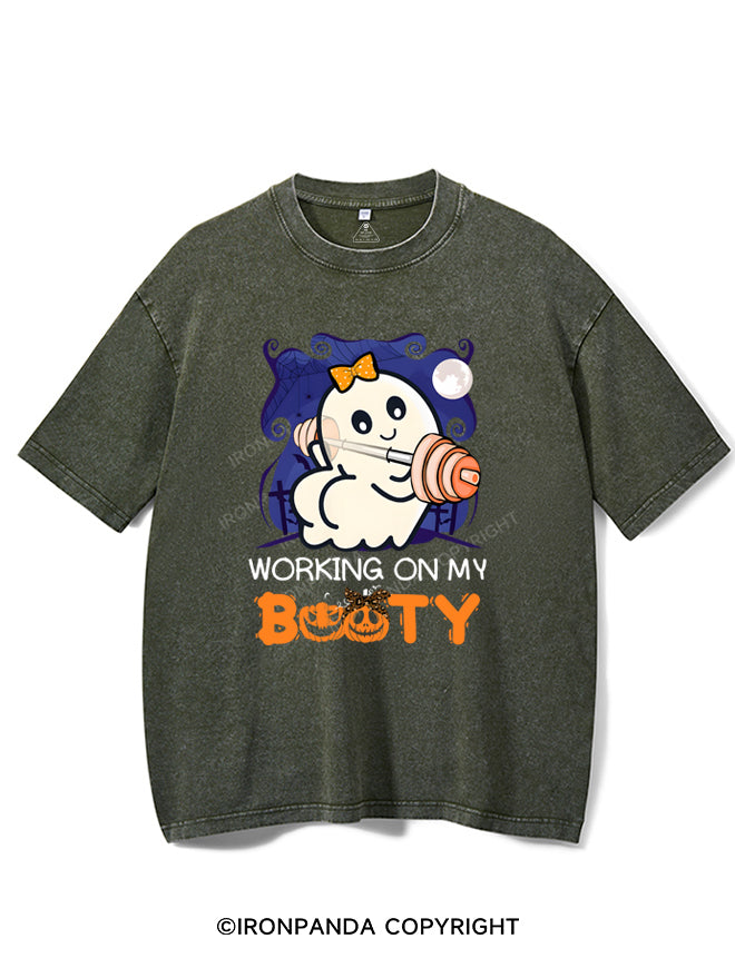 WORKING ON MY BOOTY VINTAGE GYM SHIRT