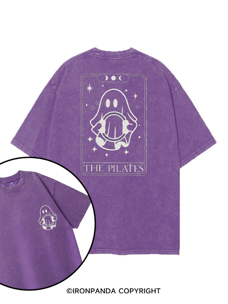 THE PILATES GHOST TAROT printed Gym Shirt