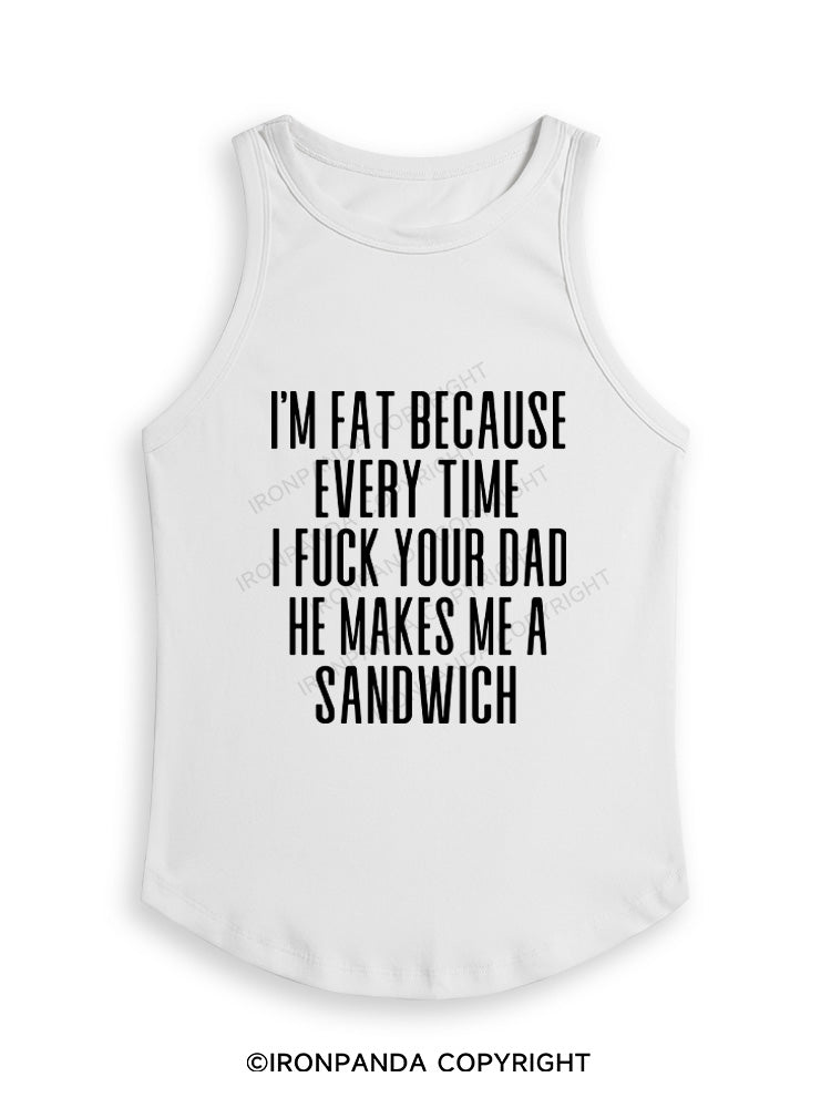 NERDY, DIRTY, INKED AND CURVY Fitted Tank Top