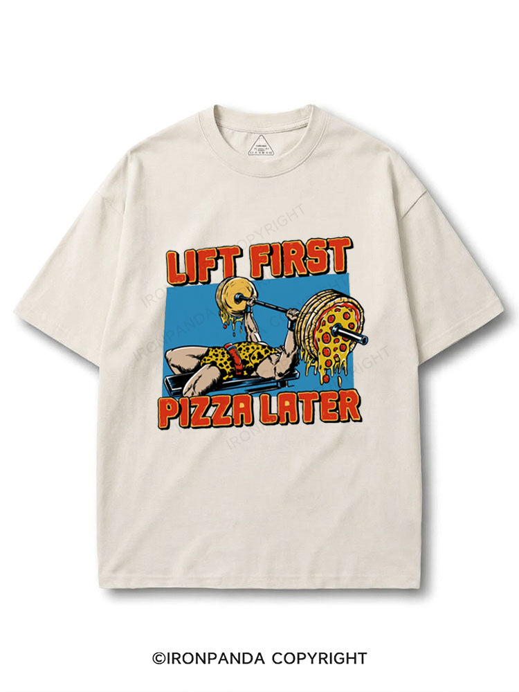 Lift First Pizza Later COTTON PUMP COVER