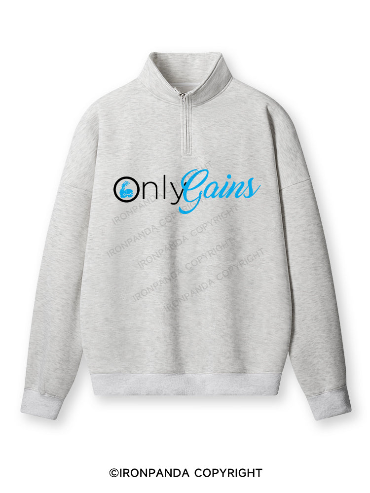 only gains Quarter-Zip Fleece Sweatshirt