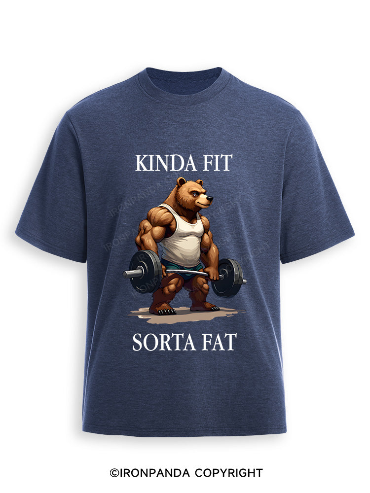 KINDA FIT SORTA FAT MUSCLE BEAR Ultra Soft Heather T-Shirt