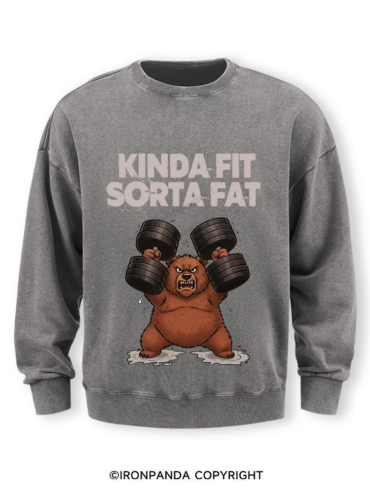 KINDA FIT SORTA FAT Washed Sweatshirt
