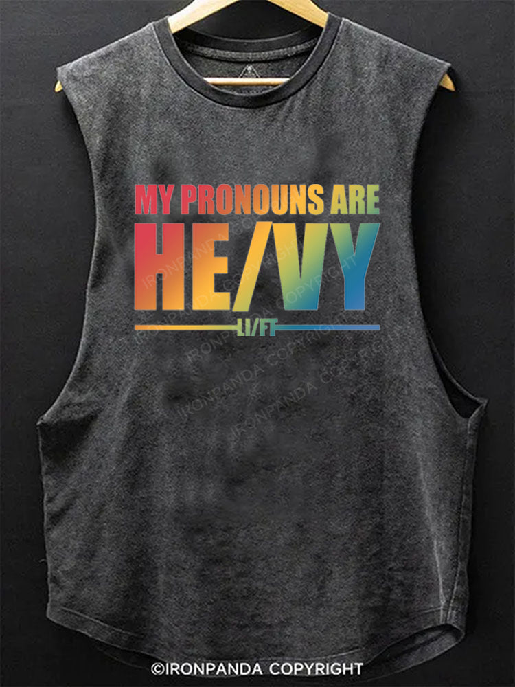 My Pronouns Are He/Vy Li/Ft Scoop Bottom Cotton Tank