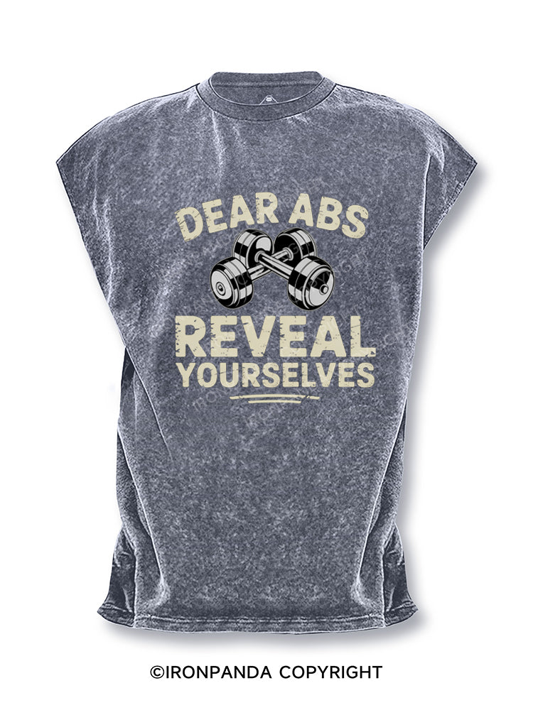 Dear Abs Reveal Yourself Cut Off Tank
