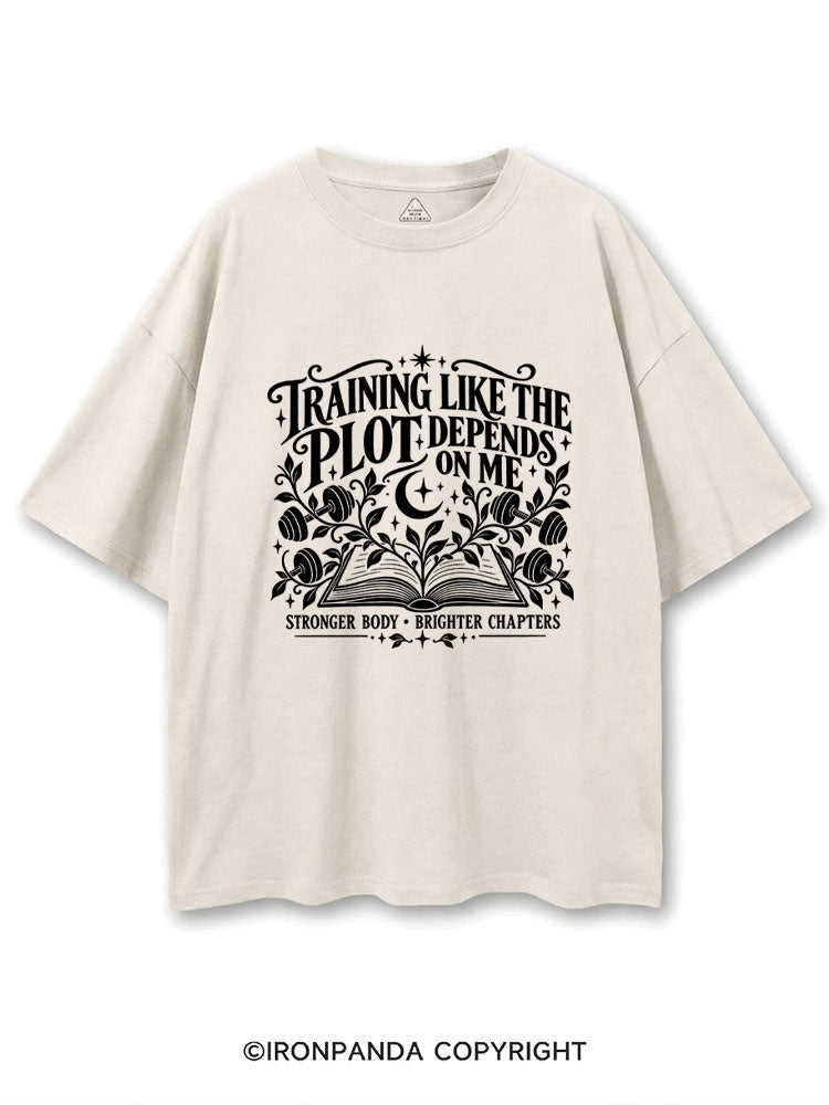 TRAINING LIKE THE PLOT DEPENDS ON ME STRONGER BODY • BRIGHTER CHAPTERS COTTON PUMP COVER