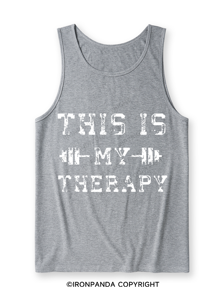 This Is My Therapy Ultra Soft Heather Tank