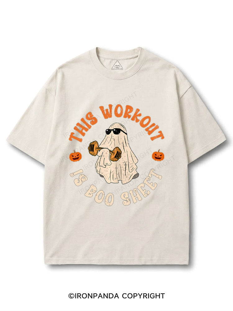 This Workout Is Boo Sheet Funny Ghost COTTON PUMP COVER