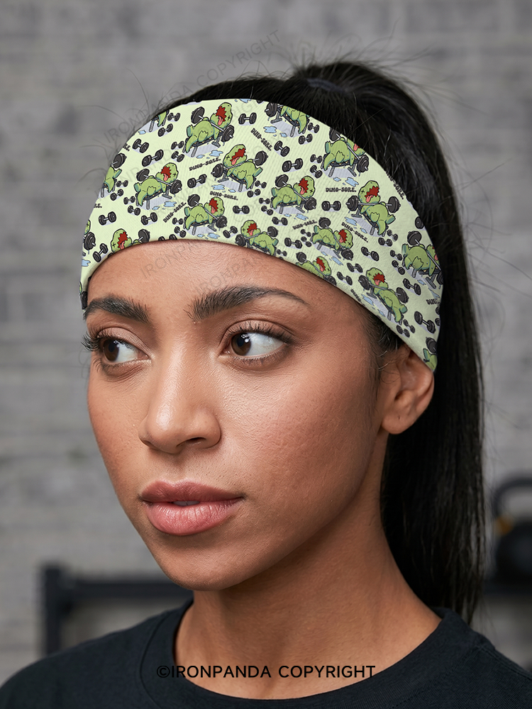 DINO-SORE Gym Headband