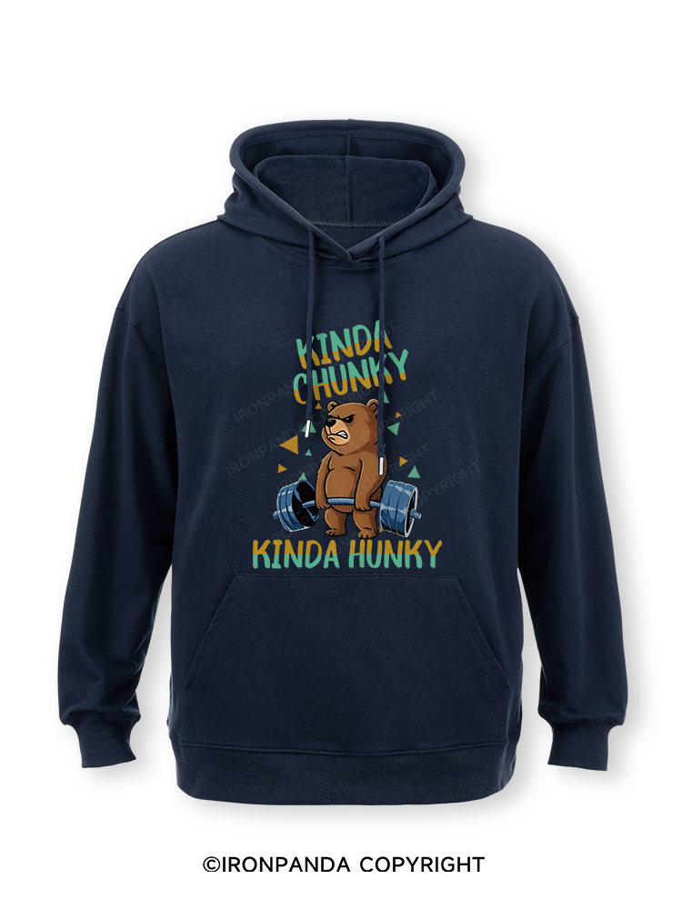Kinda Chunky Kinda Hunky Classic Gym Hoodie