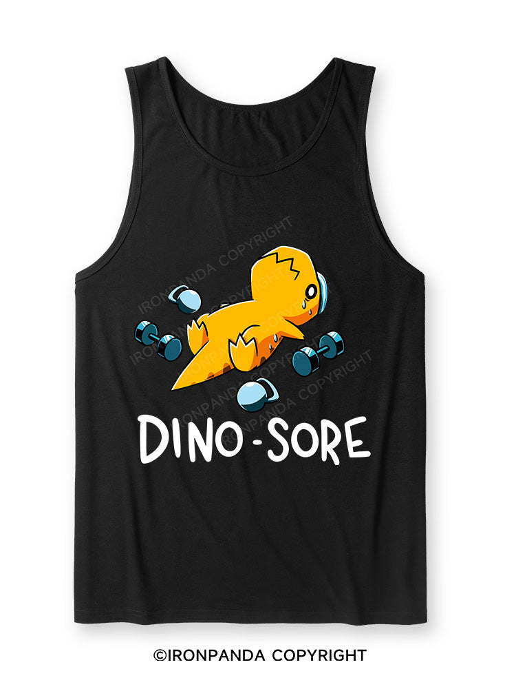DINO SORE Ultra Soft Heather Tank