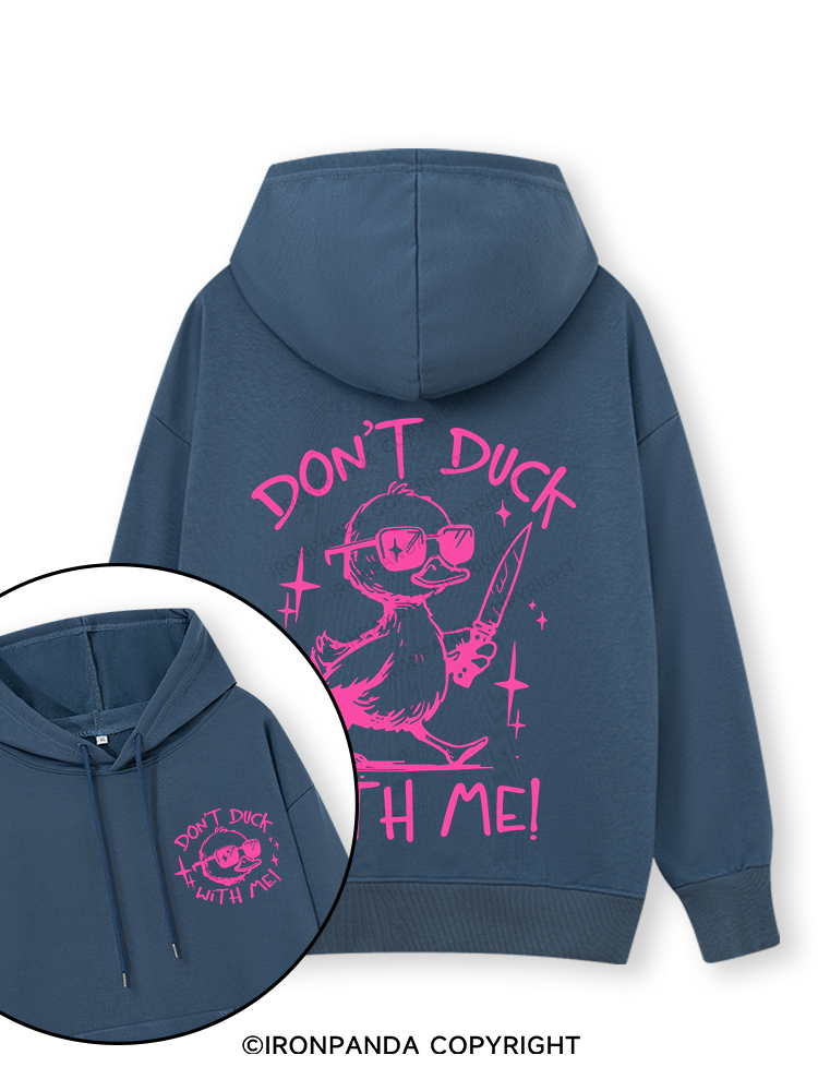 Don't duck with m Double-Sided Printed Classic Gym Hoodie
