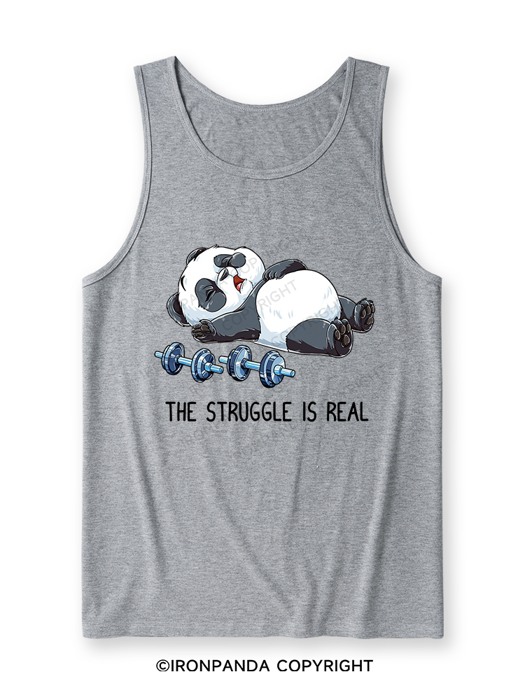 THE STRUGGLE IS REAL Ultra Soft Heather Tank