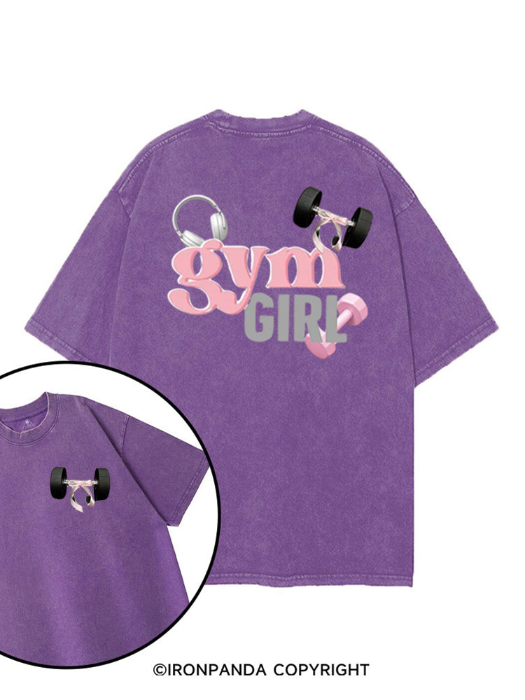 GYM GIRL printed Gym Shirt