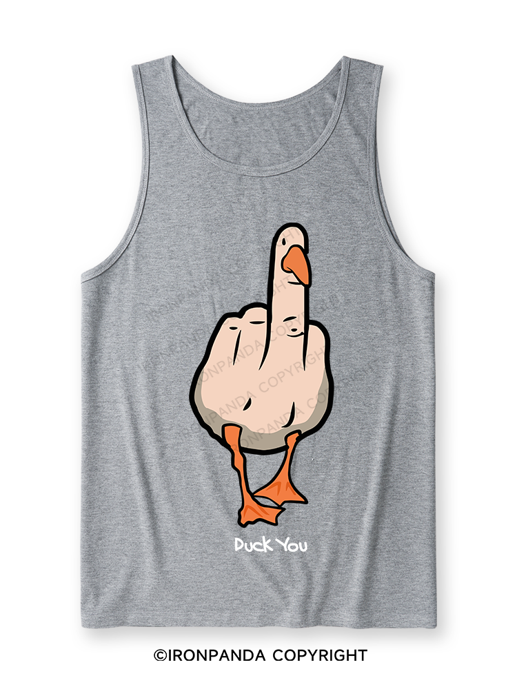 duck you Ultra Soft Heather Tank