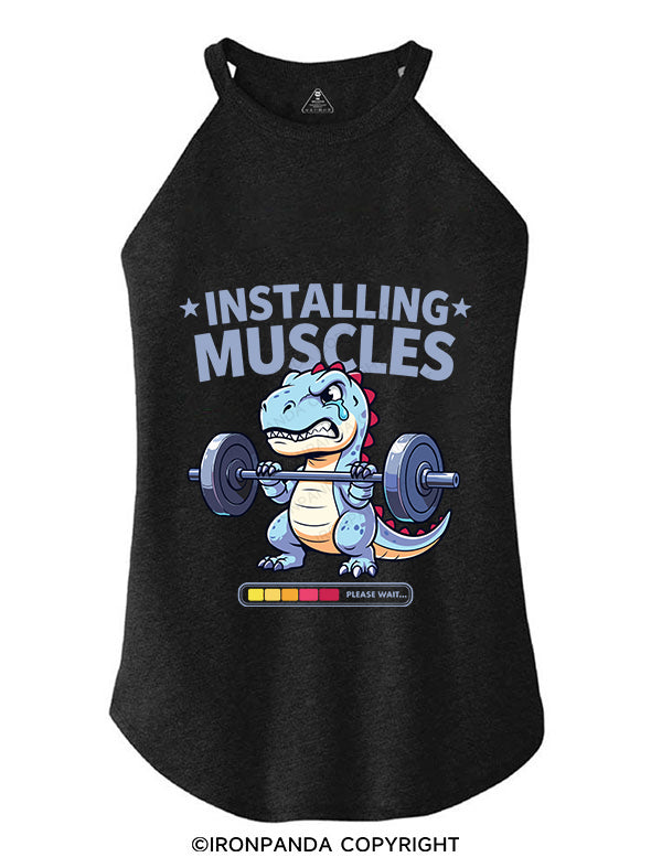 installing muscles ROCKER COTTON TANK