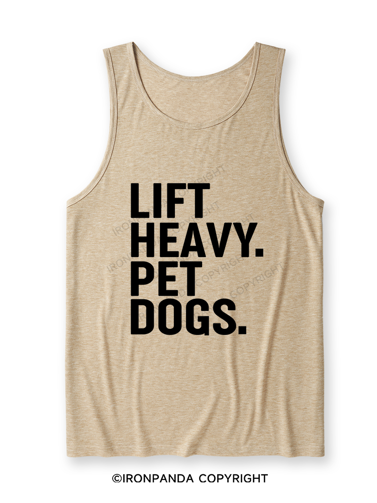 Lift Heavy Pet Dogs Ultra Soft Heather Tank