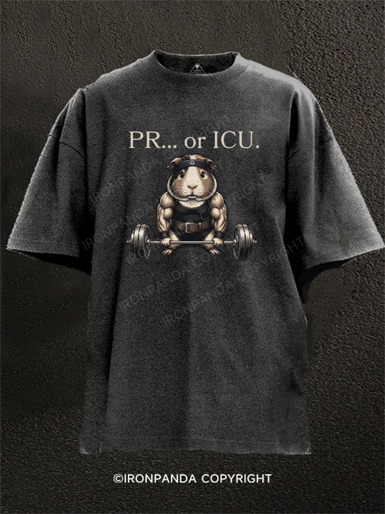 PR or ICU Guinea Pig Washed Gym Shirt