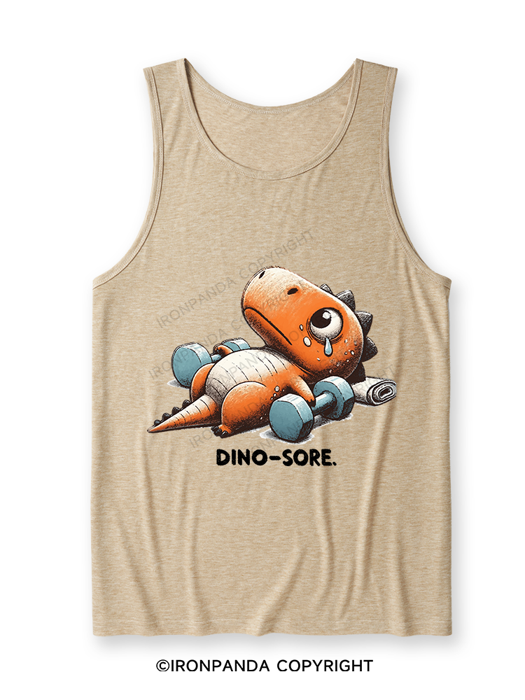 Dino-Sore After Workout Ultra Soft Heather Tank