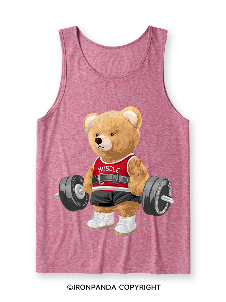 Exercise Bear Ultra Soft Heather Tank
