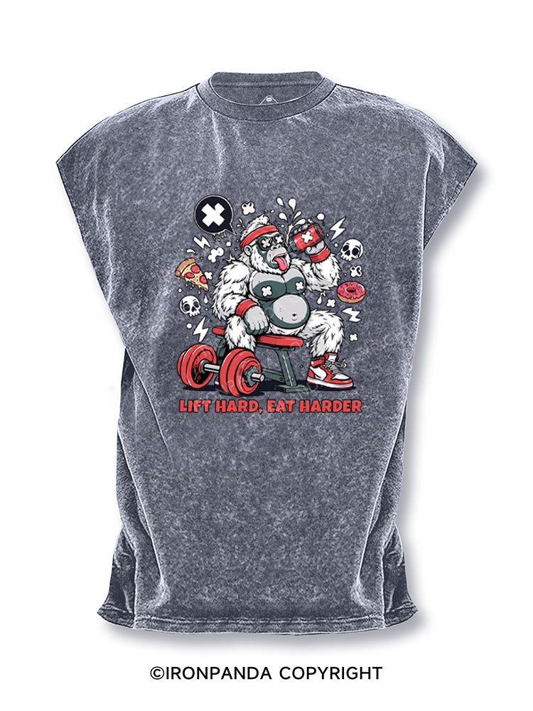 LIFT HARD EAT HARDER Cut Off Tank
