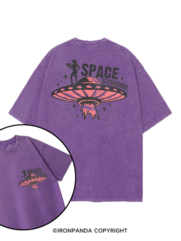 SPACE GYMGIRL printed Gym Shirt