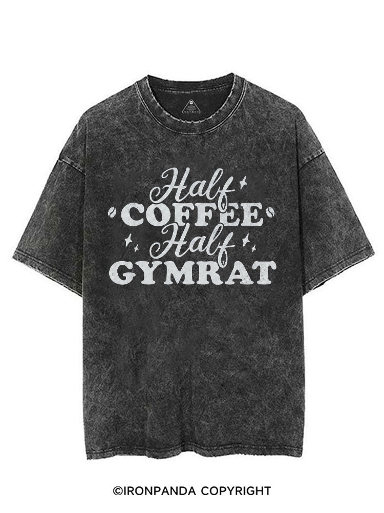 HALF COFFEE HALF GYMRAT VINTAGE GYM SHIRT