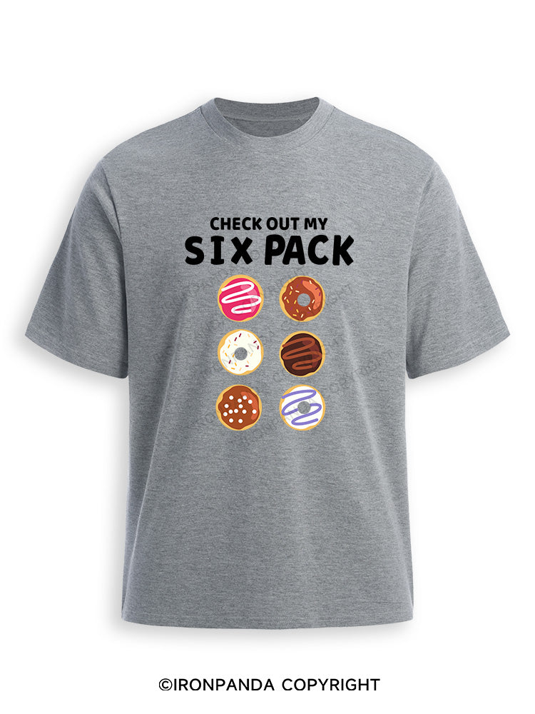 CHECK OUT MY SIX PACK Ultra Soft Heather T-Shirt