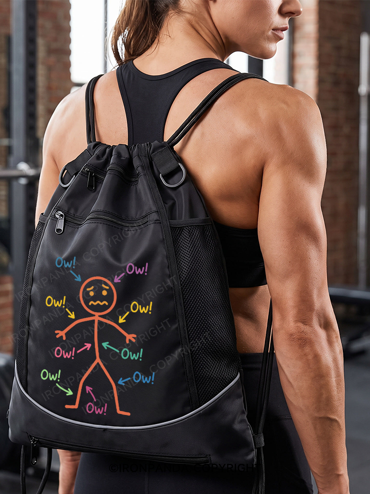 OW! Gym Drawstring Bag