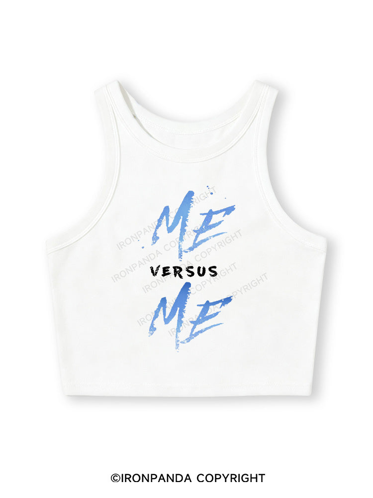 ME VERSUS ME Fitted Crop Tank Top